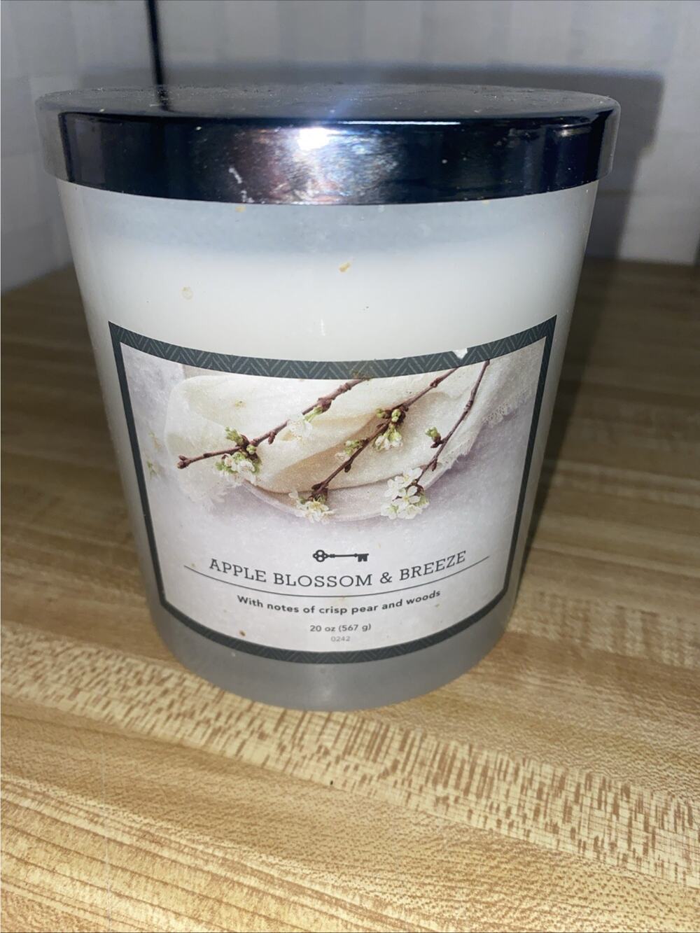 Threshold Apple Blossom & Breeze Scented Candle 20 oz Three Wick New